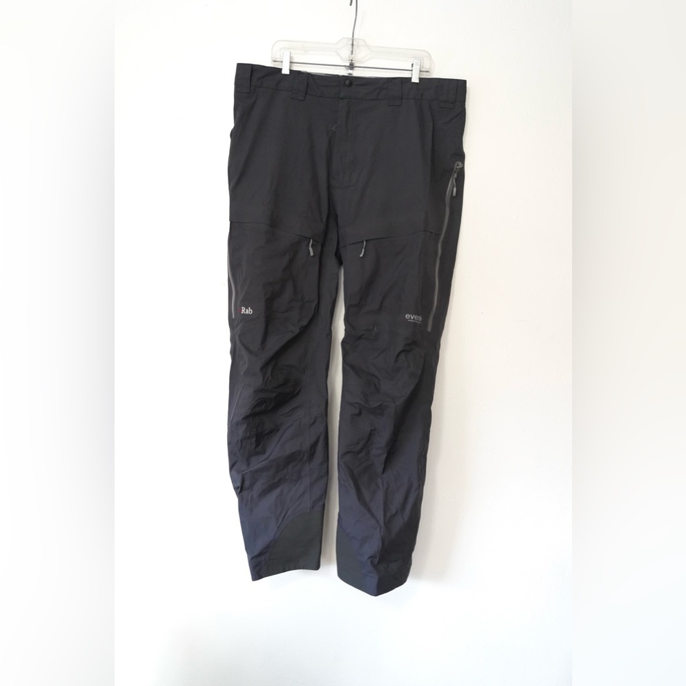 RAB Exodus Trouser Shell Pants Waterproof Size XL Gray Outdoor Ski Snowboarding